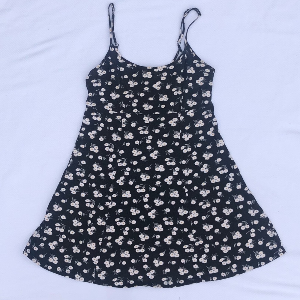 Forever 21 black floral dress